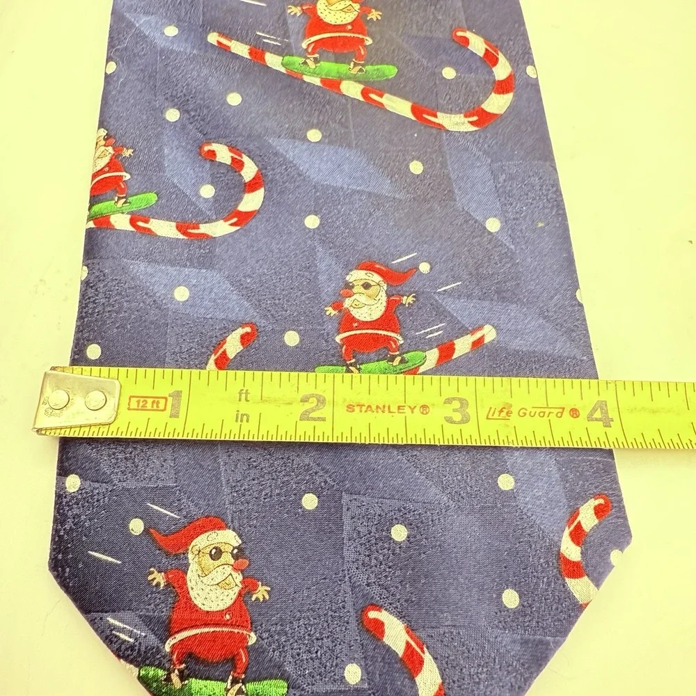 Santa Candy Cane American Greetings Christmas Tie 56